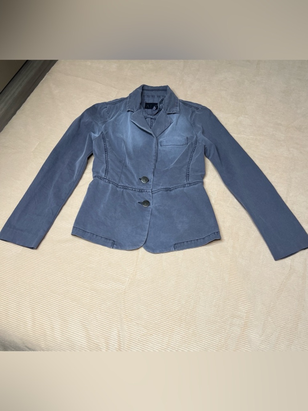 Armani Jeans Slate Blue Tailored Blazer